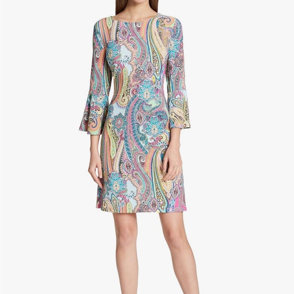 Tommy Hilfiger Multicolor Paisley Dress 12